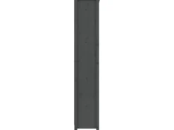 vidaXL Bücherregal Grau 80x35x183 cm Massivholz Kiefer