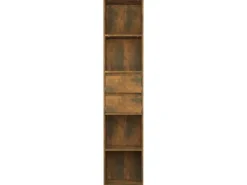 vidaXL Bücherregal Räuchereiche 36x30x171 cm Holzwerkstoff