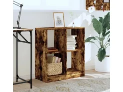 vidaXL Bücherregal Räuchereiche 68,5x32x75 cm Holzwerkstoff