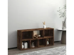 vidaXL Bücherregal Räuchereiche 50x25x106 cm