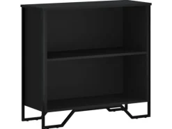 vidaXL Bücherregal Schwarz 80x31x74,5 cm Holzwerkstoff 848619