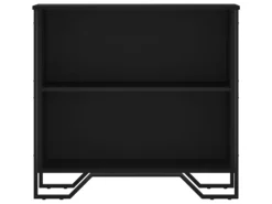 vidaXL Bücherregal Schwarz 80x31x74,5 cm Holzwerkstoff 848619