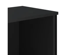 vidaXL Bücherregal Schwarz 80x31x74,5 cm Holzwerkstoff 848619