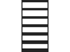 vidaXL Bücherregal Schwarz Holzwerkstoff 3333925
