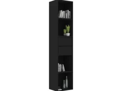 vidaXL Bücherregal Schwarz 36x30x171 cm Holzwerkstoff 802868
