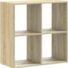 vidaXL Bücherregal Sonoma-Eiche 68,5x32x68,5 cm Holzwerkstoff