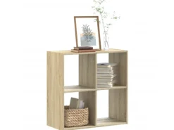 vidaXL Bücherregal Sonoma-Eiche 68,5x32x68,5 cm Holzwerkstoff