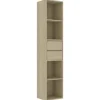 vidaXL Bücherregal Sonoma-Eiche 36x30x171 cm Holzwerkstoff 802870