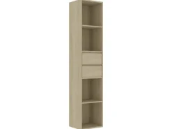 vidaXL Bücherregal Sonoma-Eiche 36x30x171 cm Holzwerkstoff 802870