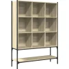 vidaXL Bücherregal Sonoma-Eiche 102x30x141,5 cm Holzwerkstoff