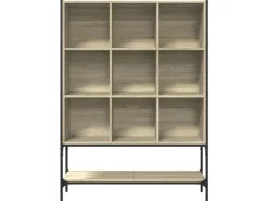 vidaXL Bücherregal Sonoma-Eiche 102x30x141,5 cm Holzwerkstoff