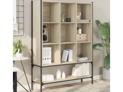 vidaXL Bücherregal Sonoma-Eiche 102x30x141,5 cm Holzwerkstoff