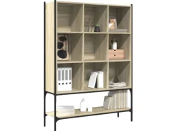 vidaXL Bücherregal Sonoma-Eiche 102x30x141,5 cm Holzwerkstoff