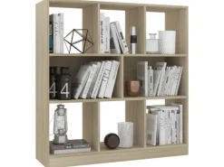 vidaXL Bücherregal Sonoma-Eiche 97,5x29,5x100 cm Holzwerkstoff 800174