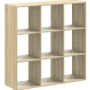 vidaXL Bücherregal Sonoma-Eiche 102x32x102 cm Holzwerkstoff