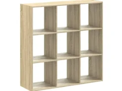 vidaXL Bücherregal Sonoma-Eiche 102x32x102 cm Holzwerkstoff
