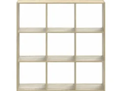 vidaXL Bücherregal Sonoma-Eiche 102x32x102 cm Holzwerkstoff
