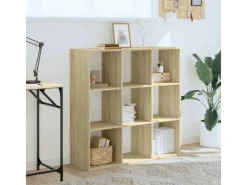 vidaXL Bücherregal Sonoma-Eiche 102x32x102 cm Holzwerkstoff