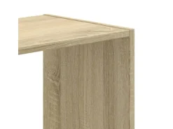 vidaXL Bücherregal Sonoma-Eiche 102x32x102 cm Holzwerkstoff