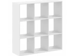 VidaXL Bücherregal Weiß 102x32x102 cm Holzwerkstoff