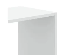 VidaXL Bücherregal Weiß 102x32x102 cm Holzwerkstoff