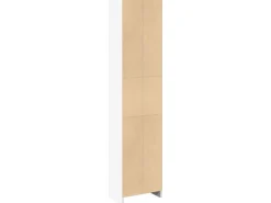 vidaXL Bücherregal Weiß 40x24x176 cm Holzwerkstoff 857792