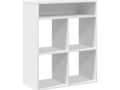 vidaXL Bücherregal Weiß 66x31x80 cm Holzwerkstoff 860292