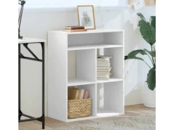 vidaXL Bücherregal Weiß 66x31x80 cm Holzwerkstoff 860292