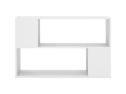 vidaXL Bücherregal Weiß 100x24x63 cm Holzwerkstoff