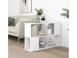vidaXL Bücherregal Weiß 100x24x63 cm Holzwerkstoff