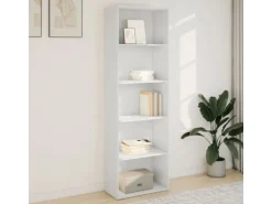 vidaXL Bücherregal Weiß 60x30x189 cm Holzwerkstoff 857917