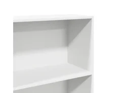 vidaXL Bücherregal Weiß 60x30x189 cm Holzwerkstoff 857917
