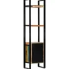 vidaXL Bücherregal 45x30x171 cm Altholz Massiv