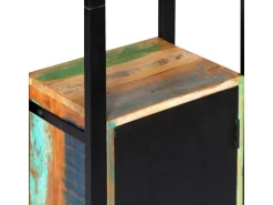 vidaXL Bücherregal 45x30x171 cm Altholz Massiv
