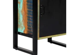 vidaXL Bücherregal 45x30x171 cm Altholz Massiv