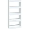 vidaXL Bücherregal/Raumteiler Weiß 60x30x135 cm Holzwerkstoff