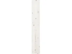 vidaXL Bücherregal/Raumteiler Weiß 60x30x199,5 cm Massivholz Kiefer