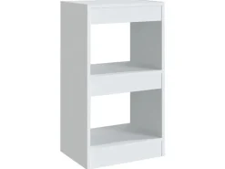 vidaXL Bücherregal/Raumteiler Weiß 40×30×72cm