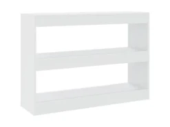 vidaXL Bücherregal/Raumteiler Weiß 100x30x72 cm