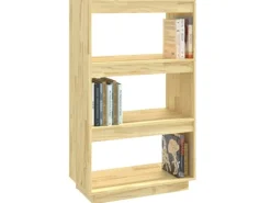 vidaXL Bücherregal/Raumteiler 60x35x103 cm Massivholz Kiefer
