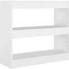 vidaXL Bücherregal/Raumteiler Weiß 80x30x72 cm