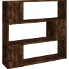 vidaXL Bücherregal/Raumteiler Räuchereiche 100x24x94 cm