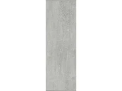vidaXL Bücherregal/Sideboard Betongrau 50x25x80 cm Holzwerkstoff 800166