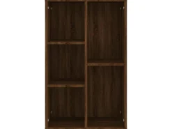 vidaXL Bücherregal/Sideboard Braun Eiche 50x25x80 cm Holzwerkstoff
