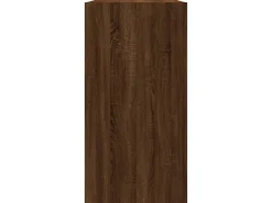 vidaXL Bücherregal/Sideboard Braun Eiche 50x25x80 cm Holzwerkstoff