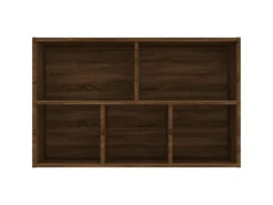 vidaXL Bücherregal/Sideboard Braun Eiche 50x25x80 cm Holzwerkstoff