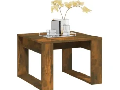 vidaXL Beistelltisch Räuchereiche 50x50x35 cm Holzwerkstoff 825825