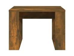 vidaXL Beistelltisch Räuchereiche 50x50x35 cm Holzwerkstoff 825825