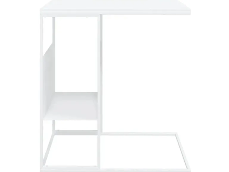 vidaXL Beistelltisch Weiß 55x36x59,5 cm Holzwerkstoff 343107