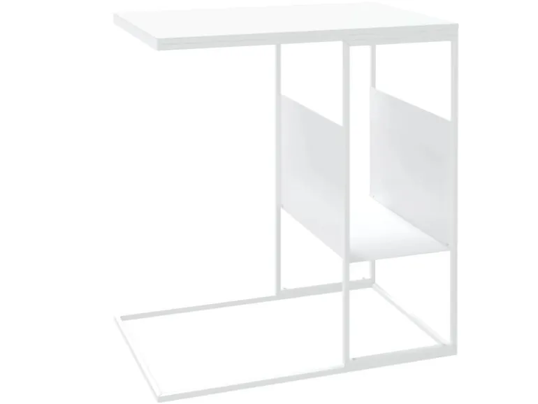 vidaXL Beistelltisch Weiß 55x36x59,5 cm Holzwerkstoff 343107